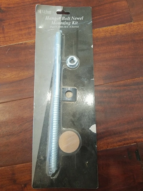 Hanger Bolt Newel Post Mounting Kit - Cherry New in Original Package