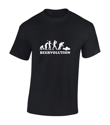 BEERVOLUTION HERREN T-SHIRT LUSTIG WITZ DESIGN COOLES BIERTRINKEN GESCHENK PAPA BRUDER