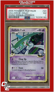 Rising Rivals 20 Gallade 4 Holo Cosmos PSA 7