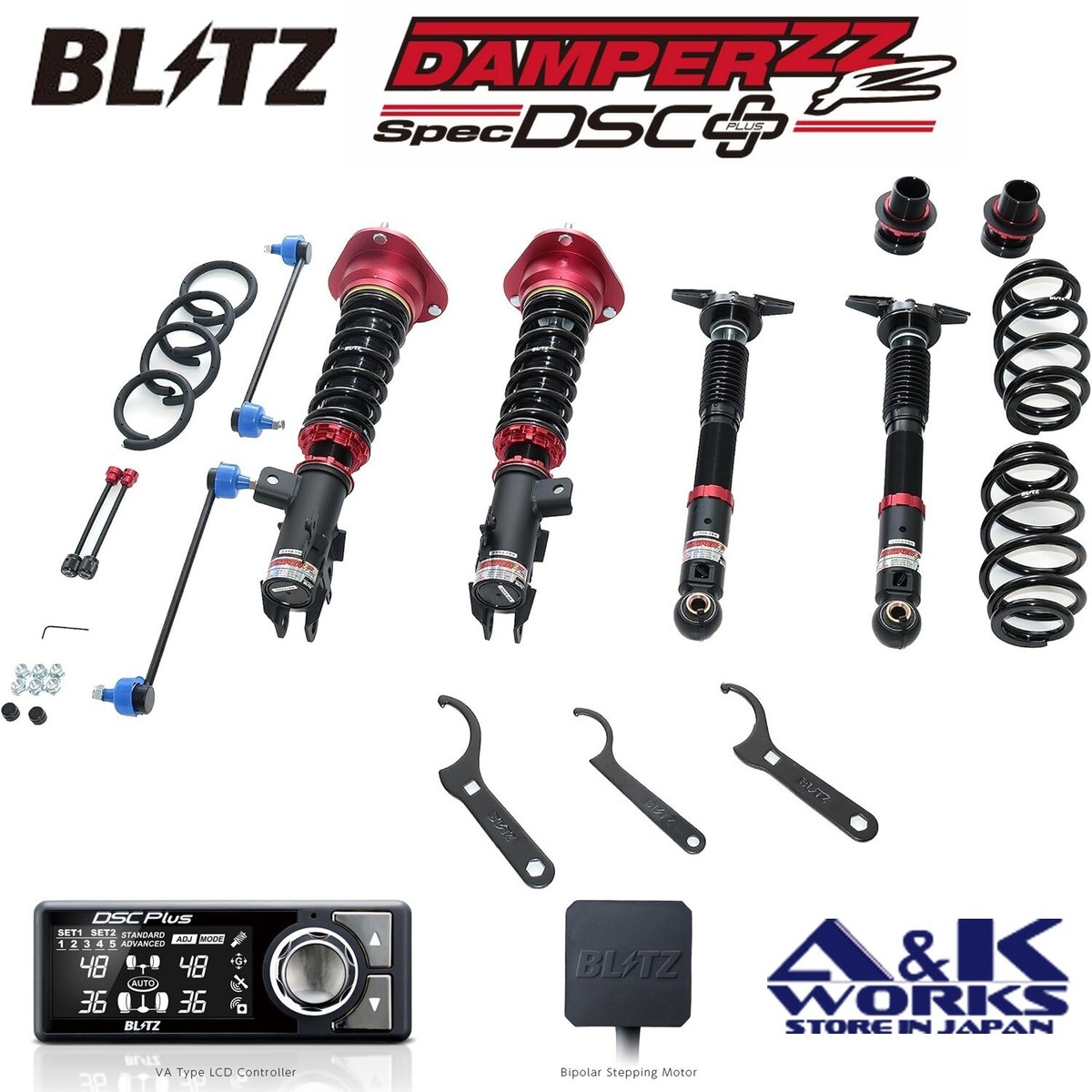 BLITZ 98627 DAMPER ZZ-R SpecDSC PLUS coilover KIT for TOYOTA PRIUS