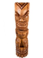 Kuka Ilimoku Outdoor Tiki Totem 40 in Royal Palm - Natural Finish | #lbj3026100n