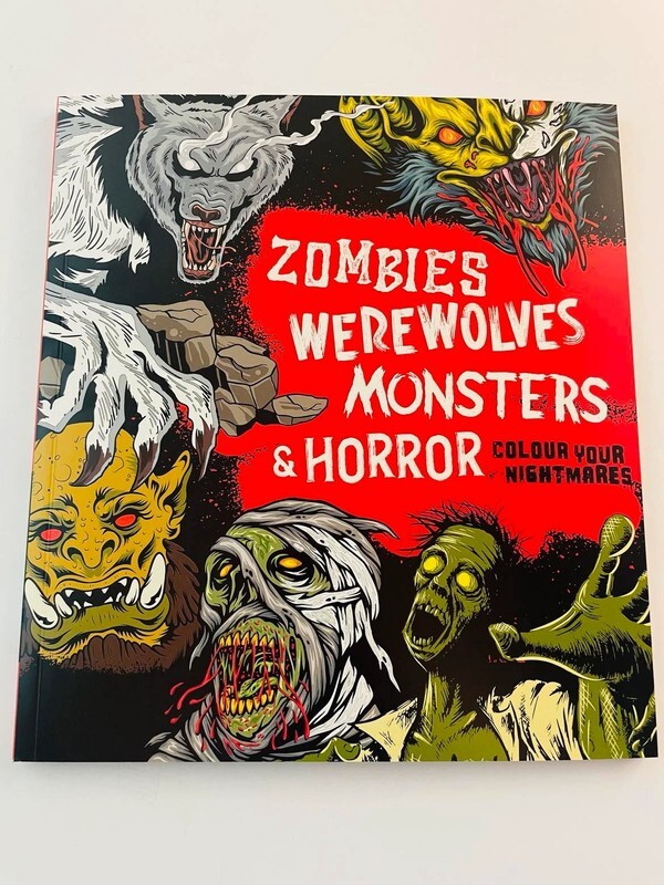 Zombies, Werewolves, Monsters & Horror Colouring Book- NEW!!