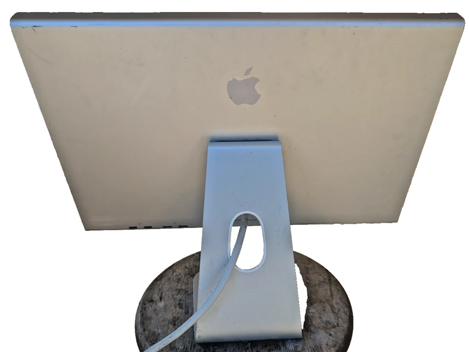 Apple A1081 20" Widescreen Cinema Display LCD Monitor w/DVI USB Cables WORKING - Image 4 of 4