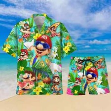 Super Mario 3D HAWAII SHIRT Mother Day Gift All Over Print Best Price Us Size