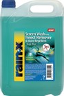 RainX rtu Screenwash Insect Remover Rain Repellent 5L Prevents Bacteria  ......