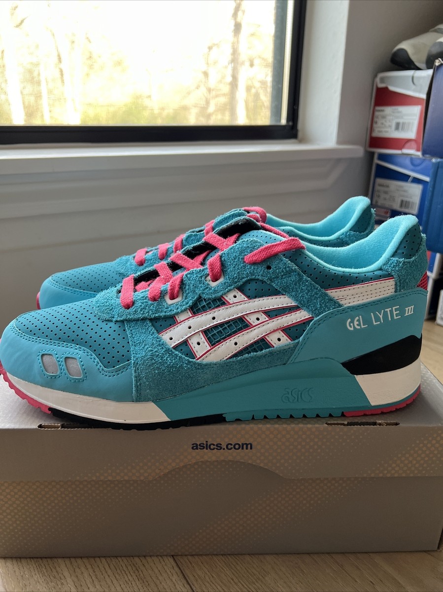 Size 10.5 - ASICS GEL-Lyte III x Bait Teal Dragon H42HK 4001 2014