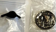 Stealth Bomber B-2 Spirit of Washington Medallion and rare Lapel Pin