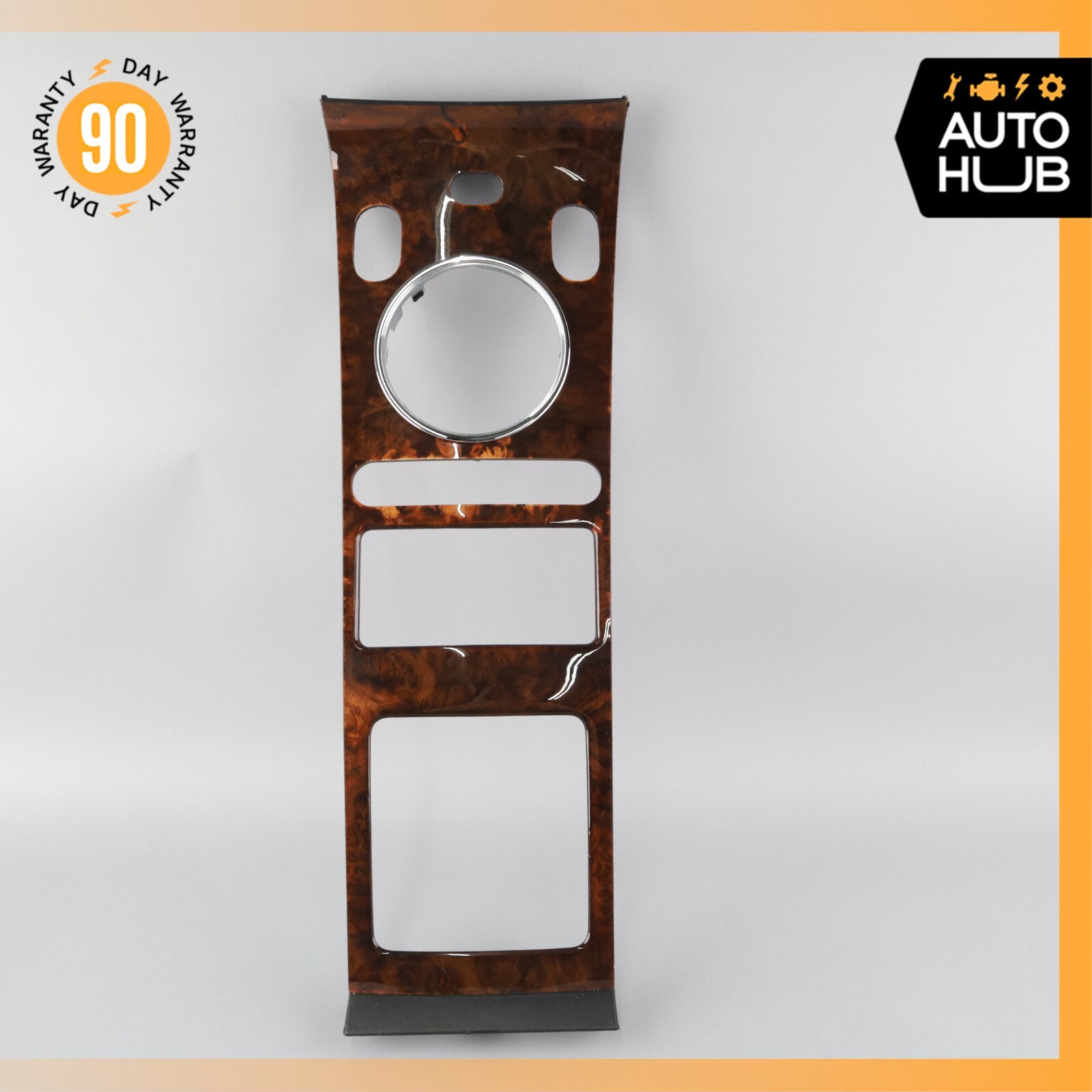 03-13 Bentley Continental GT GTC Center Console Shifter Trim Bezel Wood OEM 81k