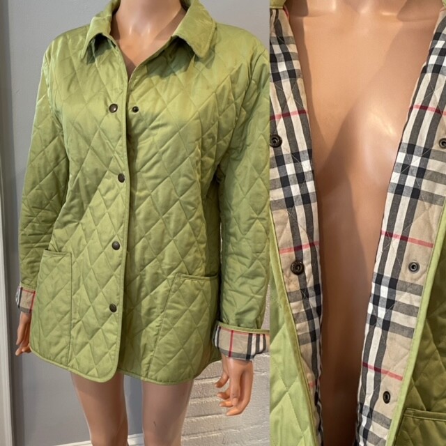burberry quilted jacket ebay