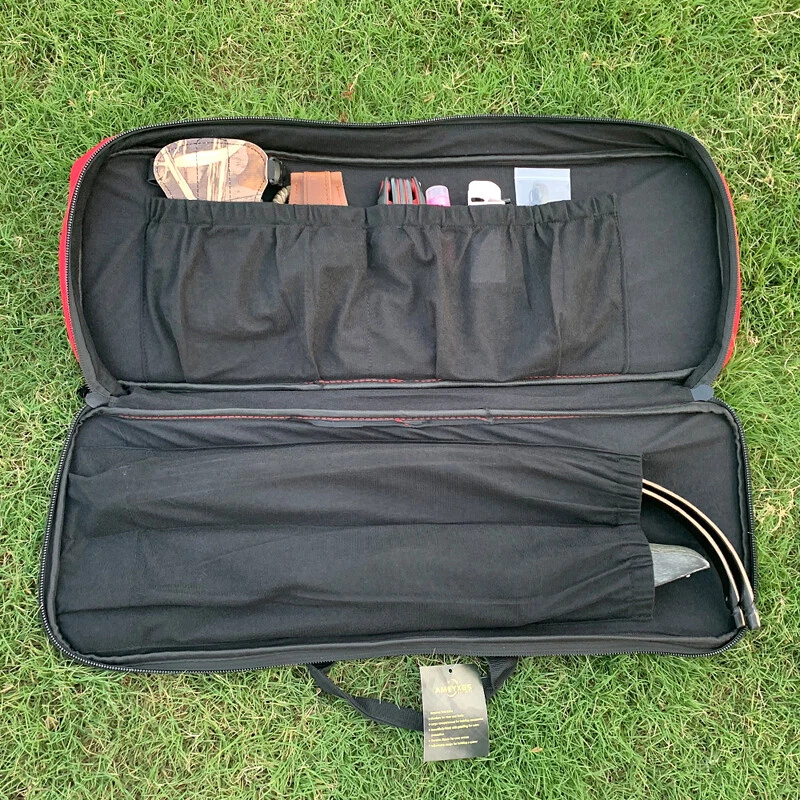 Recurve Bow Bag Takedown Case Archery Holder Arrow Quiver Cover Carrier Hunting - Image 3 of 4