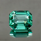 AAA 11.8 CT+ Flawless Natural Green Emerald Loose Certified Gemstone Emerald Cut