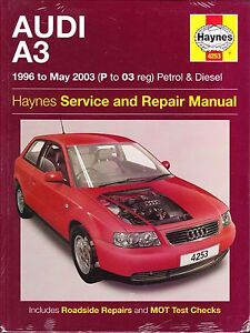 1996-2003 Audi A3 Repair Service Workshop Shop Manual Book Guide