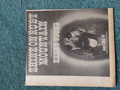 Sk15 Ephemera 1970 Pop Advert Shine On Ruby Mountain Kenny Young 