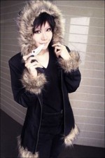 DuRaRaRa Izaya Orihara Cosplay costume Fur collar jackets Outfit Coat Clothing 