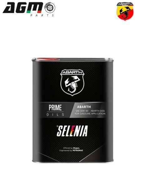Engine Oil Selenia 2 Liters 10W50 Fiat 124 500 Abarth 1.4 T Petrol