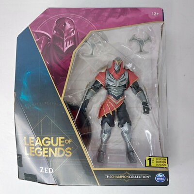 League of Legends Zed 6'' Toy Action Figure The Champion Collection Spin Master