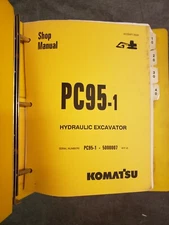 Komatsu PC95-1 Hydraulic Excavator Factory Shop Service Repair Manual