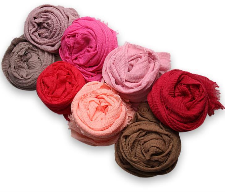 crinkle hijab with pearls