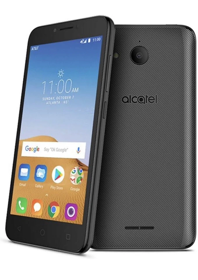 Alcatel Tetra 5041C - 16GB - Black Prepaid (AT&T) SmartPhone - Image 3 of 4