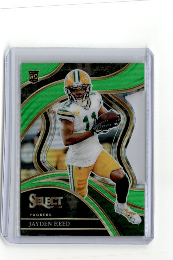 2023 Panini Select #258 Jayden Reed Green Die Cut /499 RC Packers Rookie