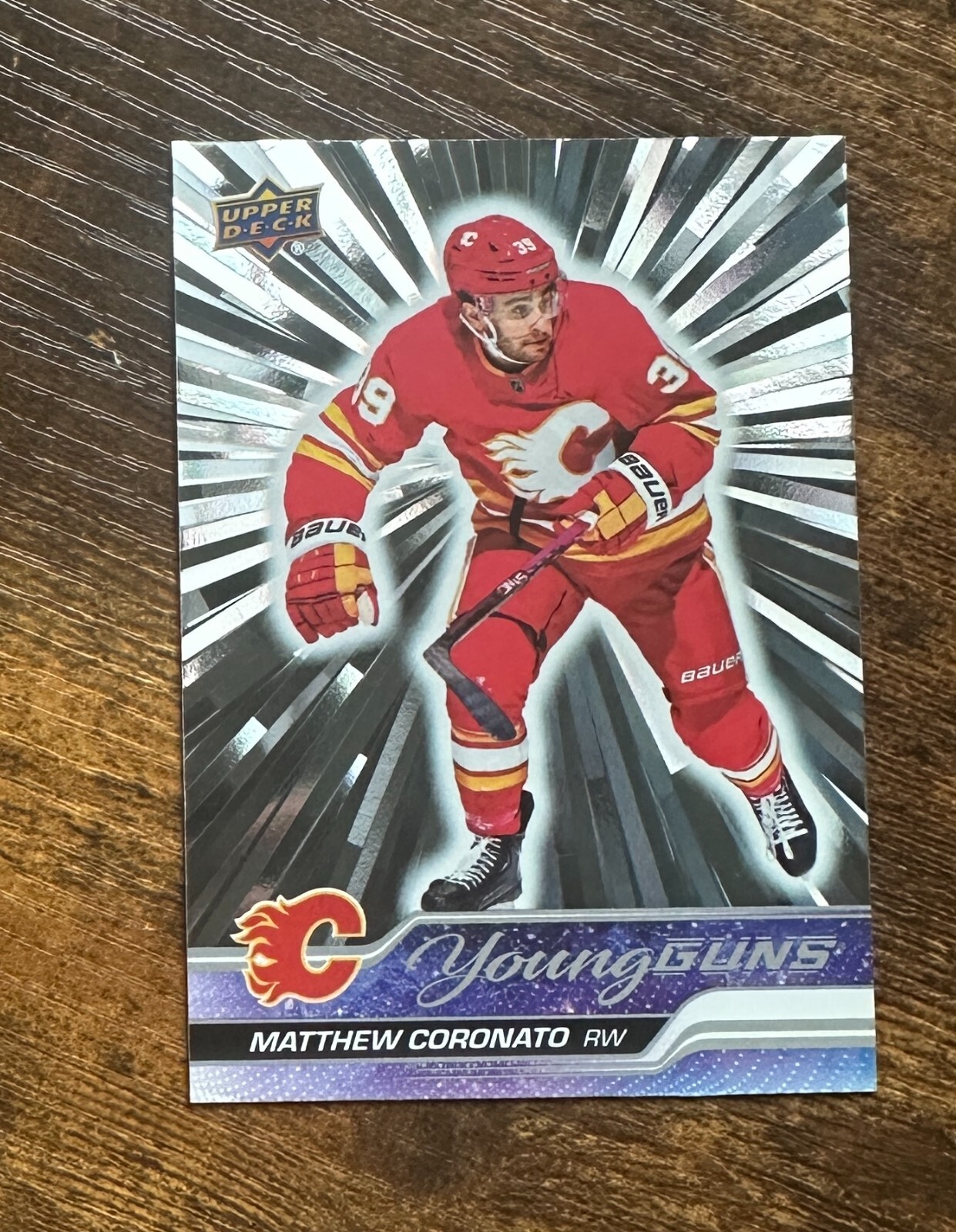 2023-24 Upper Deck Outburst Silver Young Guns #201 Matthew Coronato RC #X13369