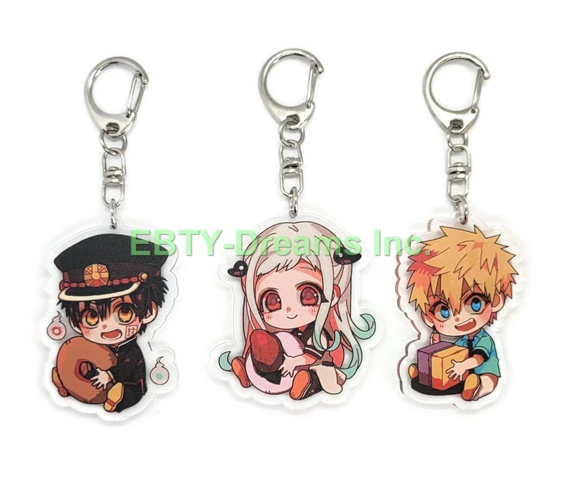 Set of 3 Toilet Bound Hanako-kun Anime Acrylic Keychain Kou Minamoto, Nene  v2