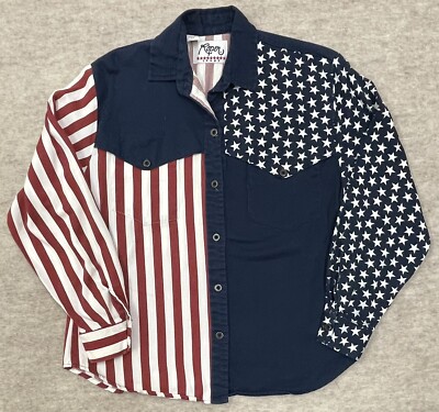 Roper Sport Womens Western Shirt Size 11 Button Front Collared