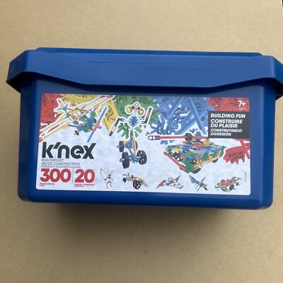 KNEX BUILDING SET 300 PIECES 20 BUILDS Construction SEALED Bags