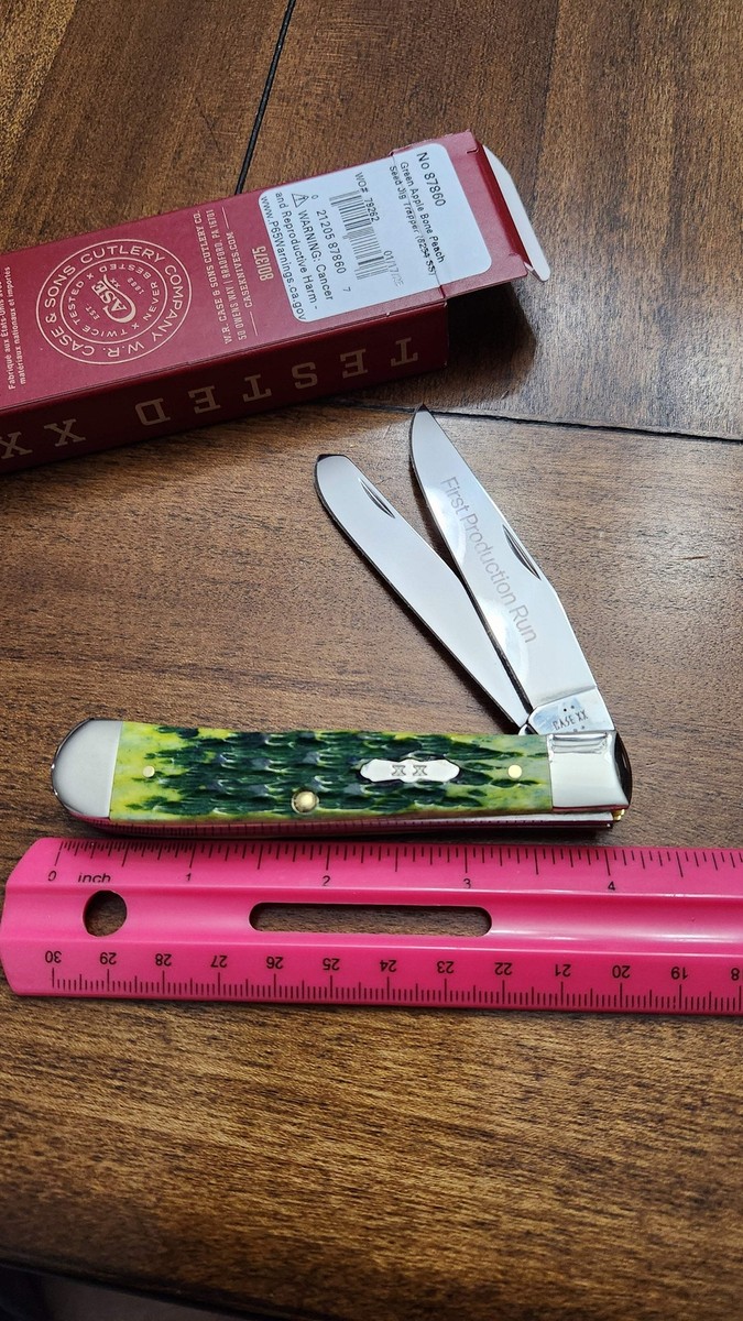 2025 Case XX Green Apple Jig Bone Trapper First Production Run 1