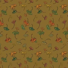Free Spirit - Garden Bed - Ginkgo - Green, Fabric BTY