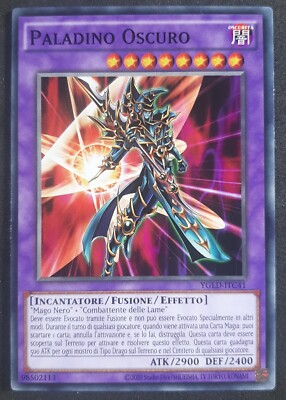 DARK PALADIN auf Italienisch YGLD-ITC41 YUGIOH