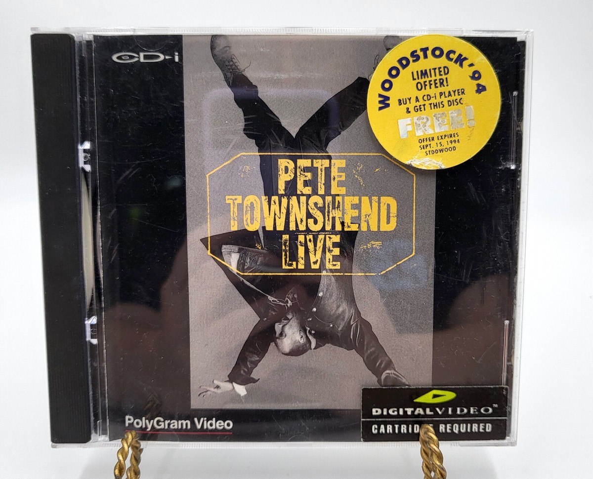 【激レア】Pete Townshend Live Video CD PETE TOWNSHEND LIVE CD-I POLYGRAM VIDEO DEMOSTRATION DEMO DISC