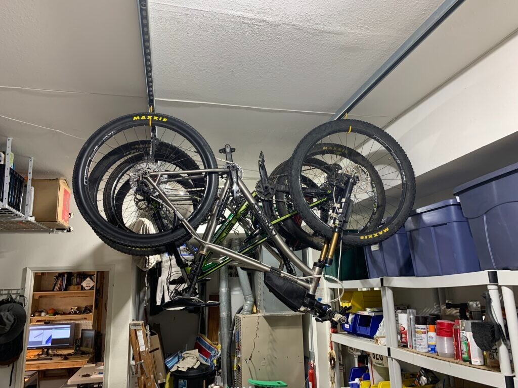 Sliding Bike Storage Rack Unistrut Trolley Hooks eBay