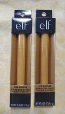 Lot of 2 e.l.f. No budge shadow stick *81674 Golden Goddess* metallic ELF
