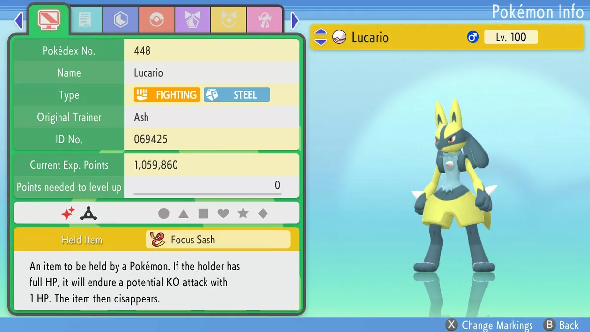 Pokémon Scarlet and Violet ✨SHINY✨ Lucario W/ Best 6IV + Customizable