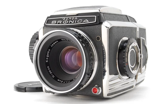 【N MINT+++】Zenza Bronica S2 Medium Format Nikkor P 75mm f/2.8 Lens From JAPAN
