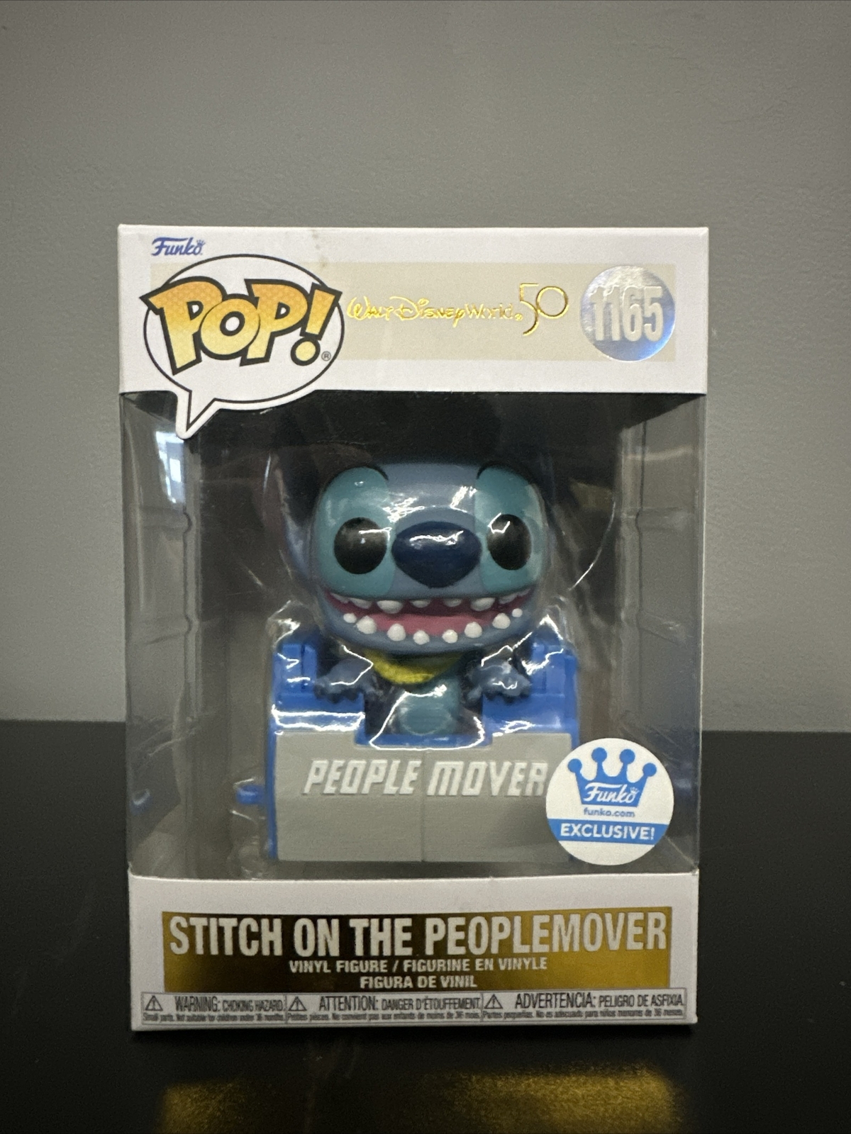 Funko Pop 1165 Disney Stitch On The People Mover Funko Exclusive New In Box