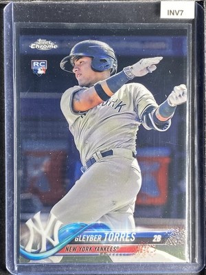 Torres, Gleyber - 2018 Topps Chrome - Rookie - Card #31 - INV7