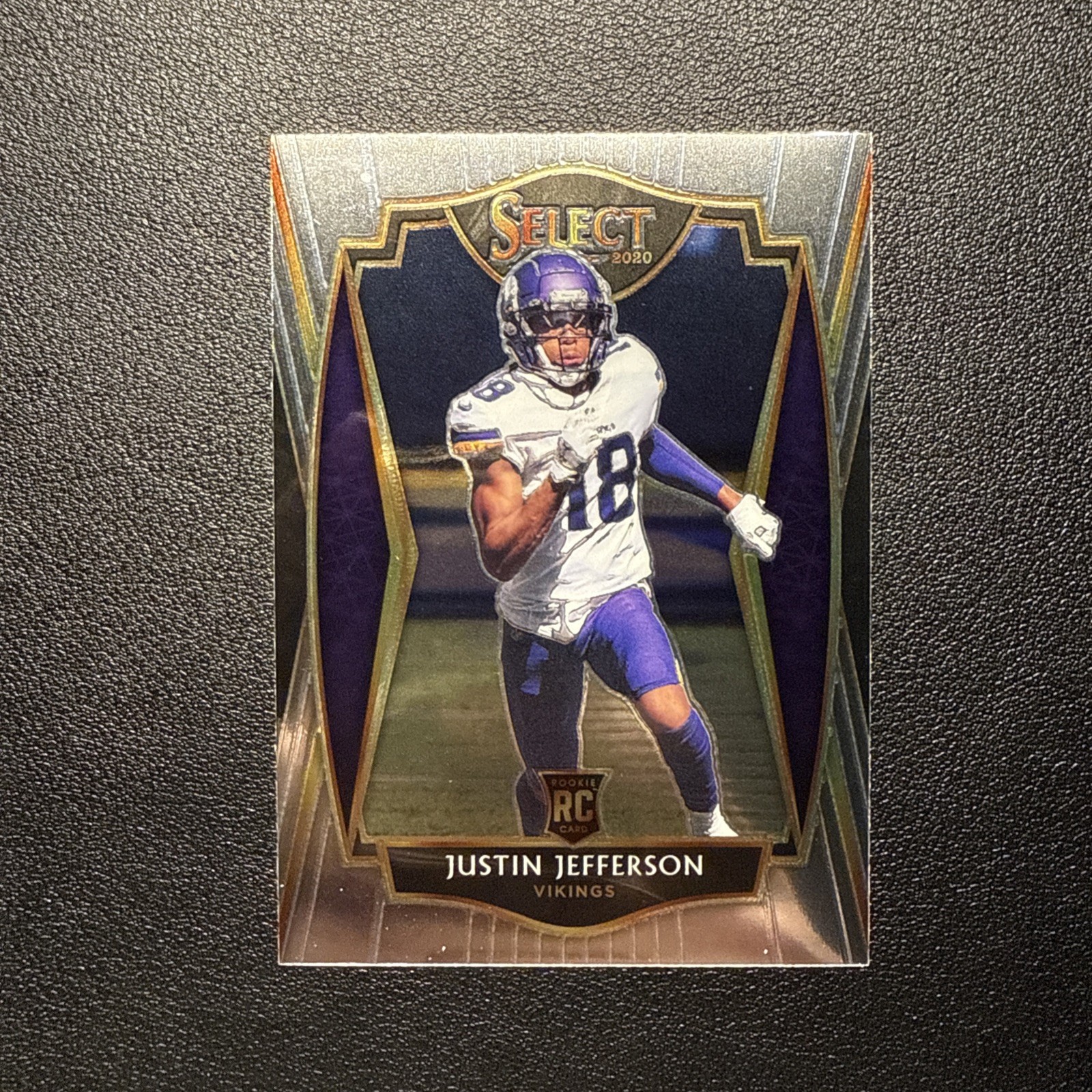 2020 Panini Select Football Justin Jefferson RC Rookie Premier Level #161