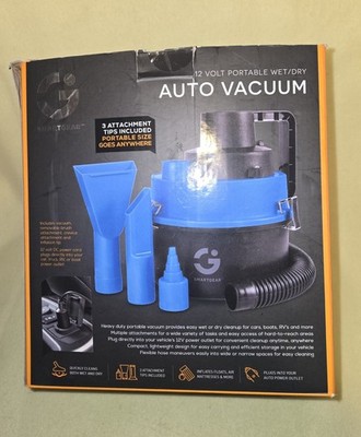SMARTGEAR 12V PORTABLE WET/DRY HEAVY DUTY AUTO/BOAT VACUUM - UEC!