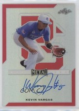 2017 Leaf Perfect Game All-American Classic Metal Red 4/5 Kevin Vargas Auto 0e2x