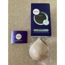 NuBra Adhesive Silicone Bra Fair Size D Molded Pads Backless Strapless Wedding