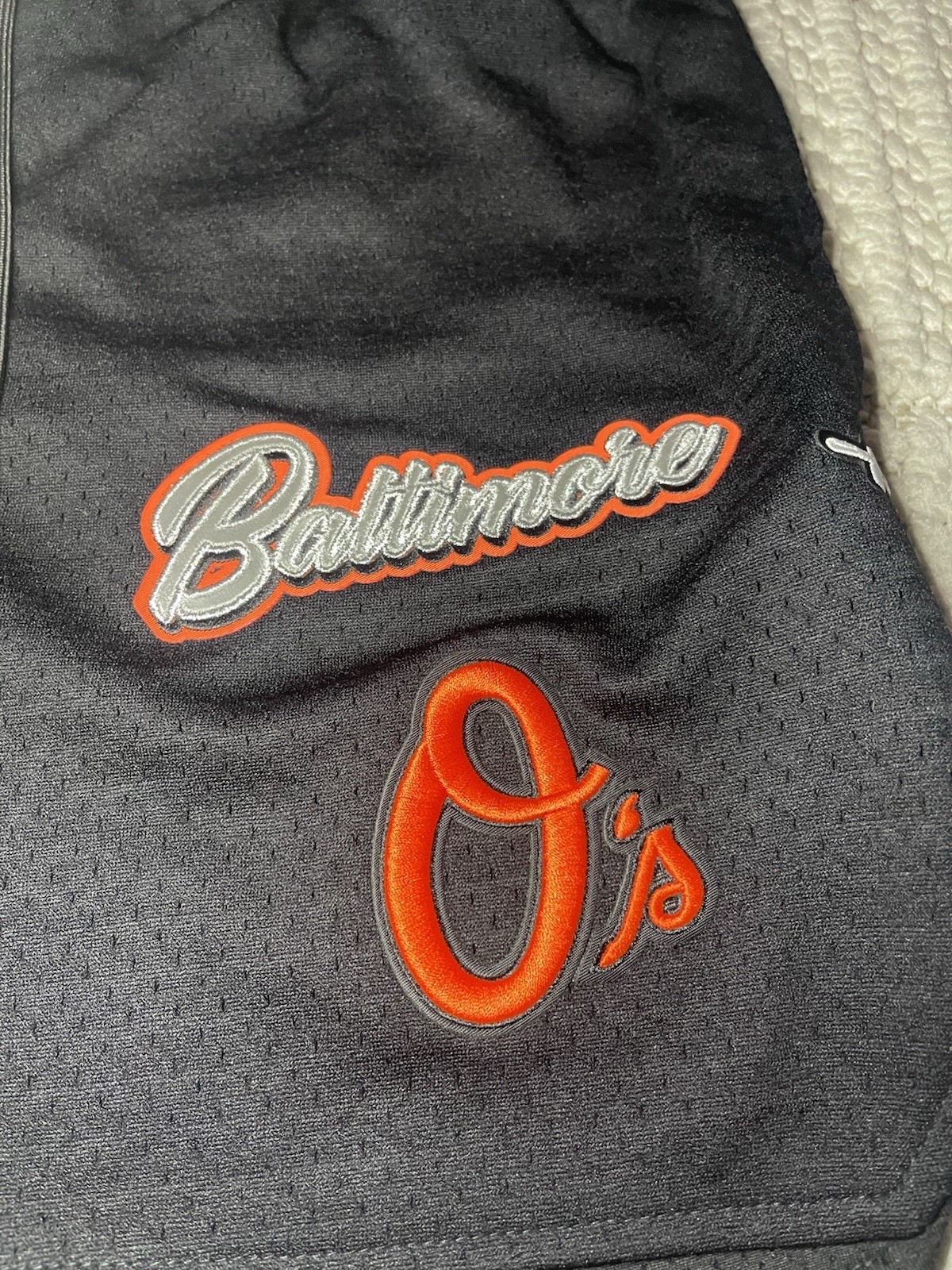 PRO STANDARD MLB BALTIMORE ORIOLES MEN'S BLACK SHORT SIZE MEDIUM