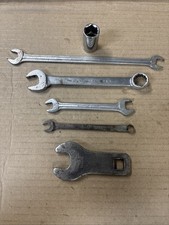 Set Of 6 Snap On Vintage Blue Point Wrenches And 5/8”Socket Set Of 6 Snap On Vintage Blue Point Wrenches And 5/8”Socket