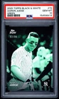 2025 Topps Black & White Aaron Judge #72 New York Yankees Green /99 PSA 10