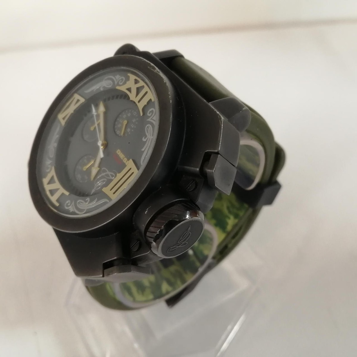 DIESEL MISTER CARTOON Limited Edition Watch DZMC-0002 Khaki Green