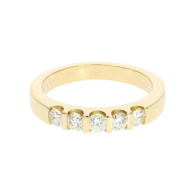 Memoire Ring aus 750er Gold, 0,75 Carat, Second Hand wie neu 25325682  G63