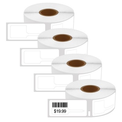 4Rolls 400 Price Tag Jewelry Labels Rat Tail 30373 for Dymo LabelWriter 310
