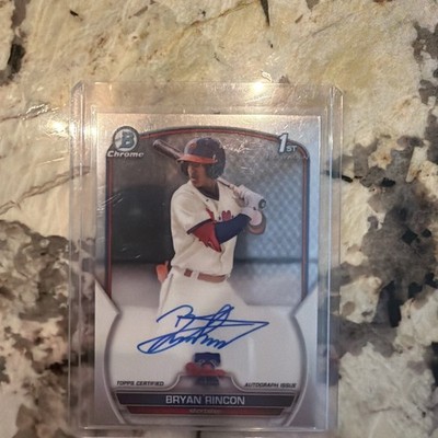 2023 Bowman Chrome Bryan Rincon Auto #CPA-BRN (AU, RC) Phillies 1st Bowman