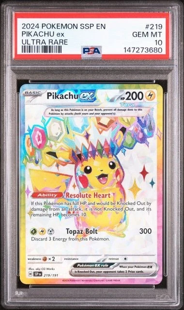 Pikachu Ex Pokémon TCG Cards for sale | eBay